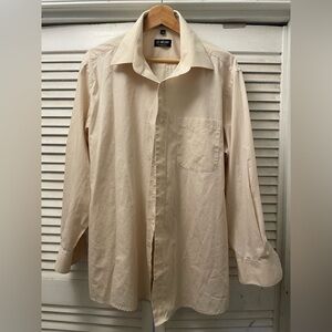 Milani Men's Classic Cream Dress Shirt